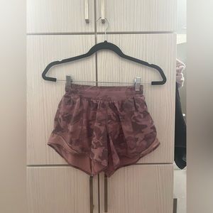 purple camo lulu lemon shorts
